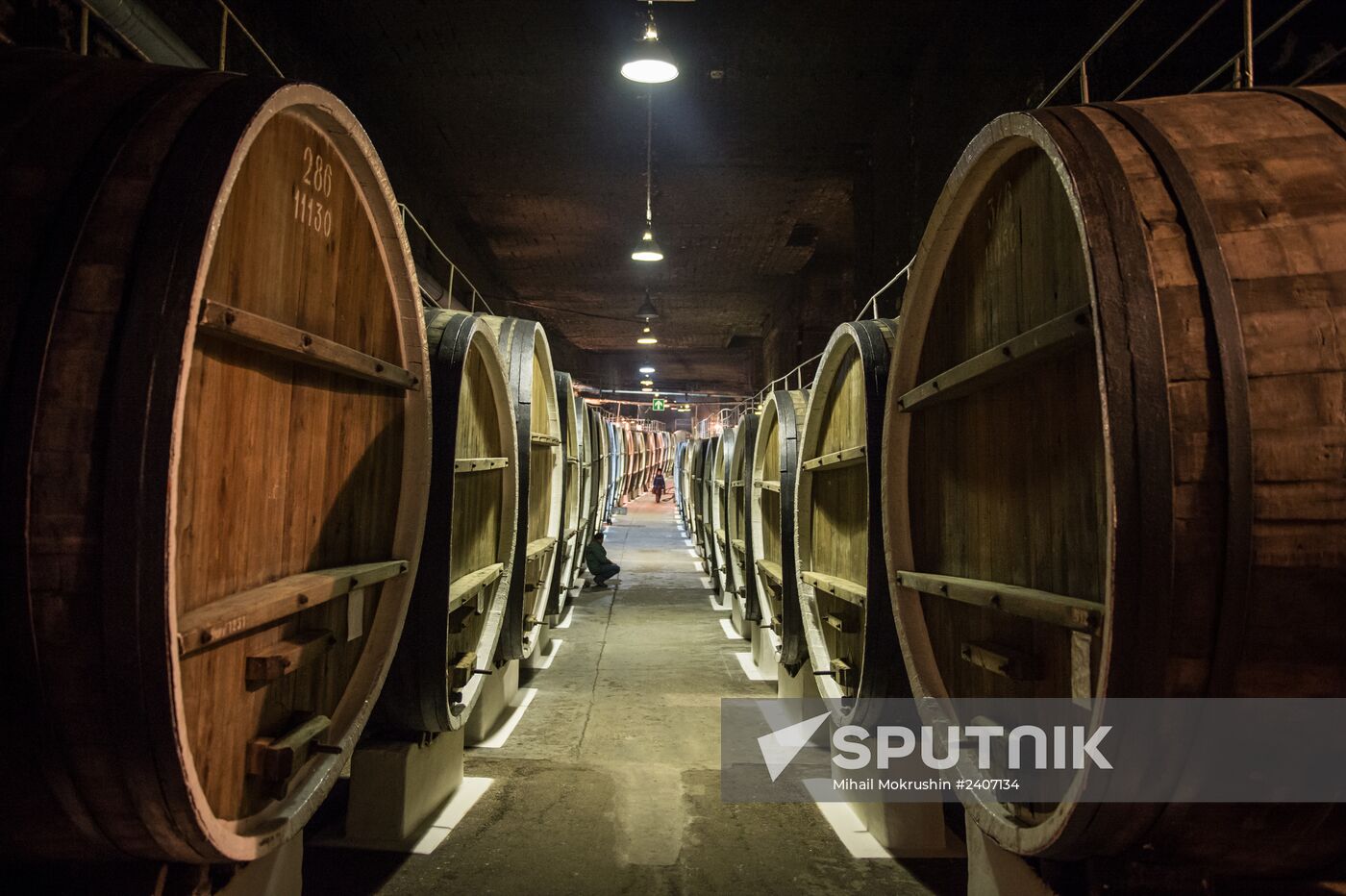 Inkerman vintage wine factory in Crimea