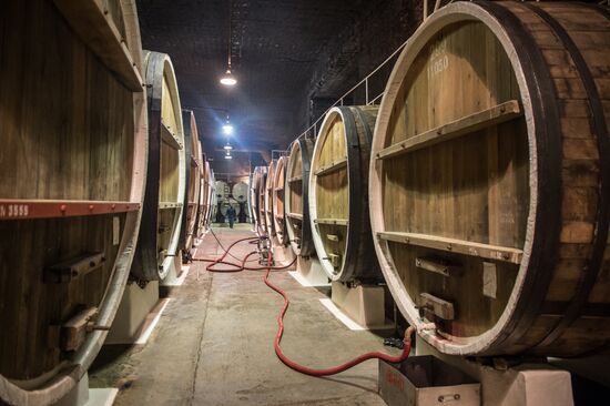 Inkerman vintage wine factory in Crimea
