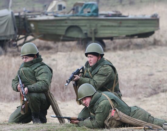 Baltic Fleet's coastal defense troops hold exercise in Kaliningrad Region