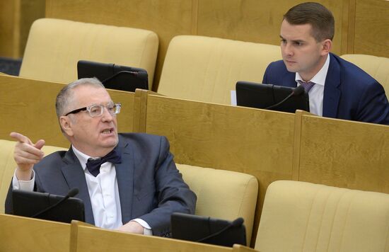 State Duma plenary meeting