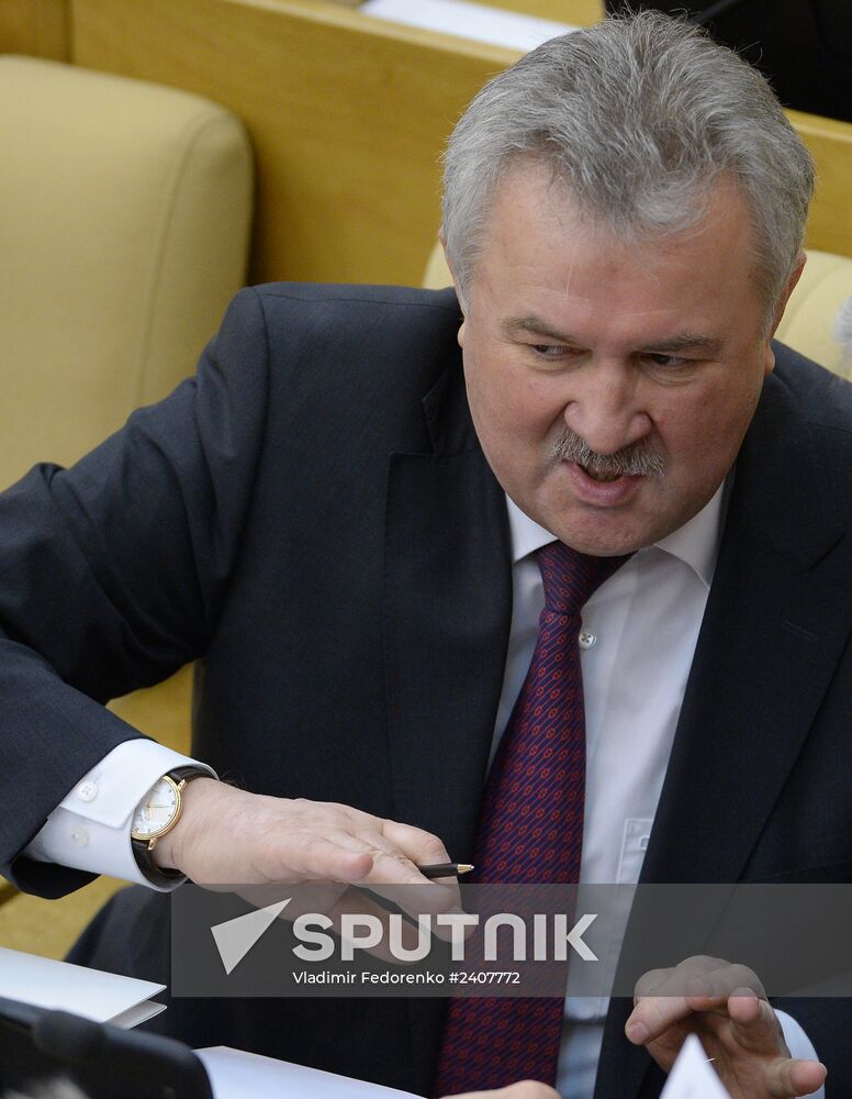 State Duma plenary meeting