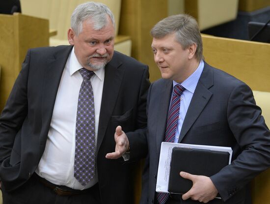 State Duma plenary meeting