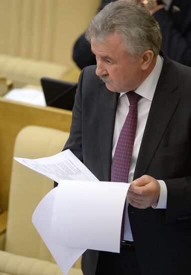 State Duma plenary meeting