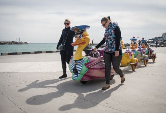 Russian cities. Yalta