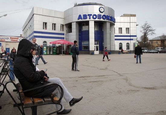 Central bus station in Simferopol