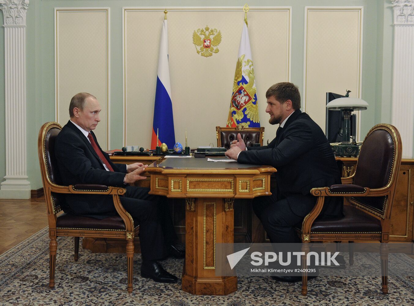 V.Putin holds working meeting with R.Kadyrov