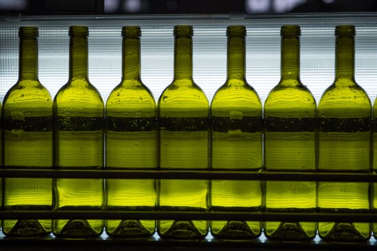 The Massandra wine-making factory in the Crimea