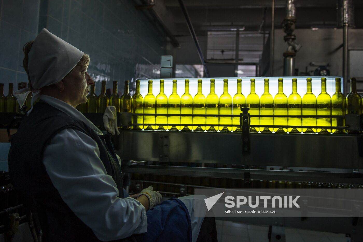 The Massandra wine-making factory in the Crimea