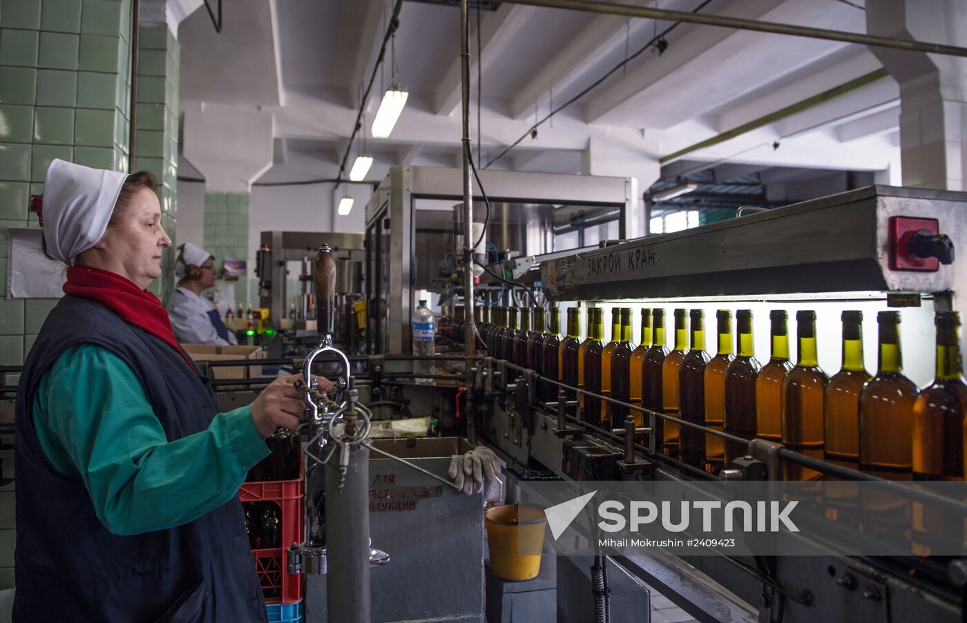 The Massandra wine-making factory in the Crimea