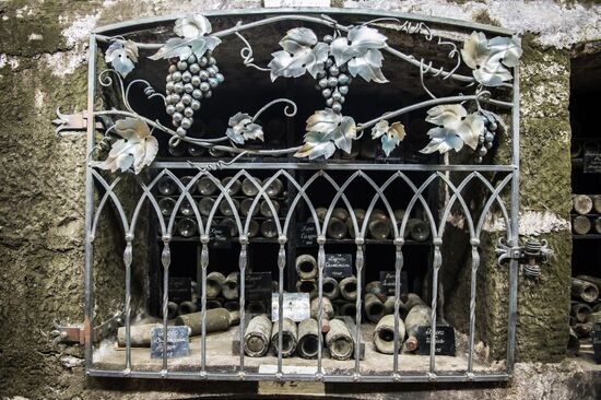 The Massandra wine-making factory in the Crimea