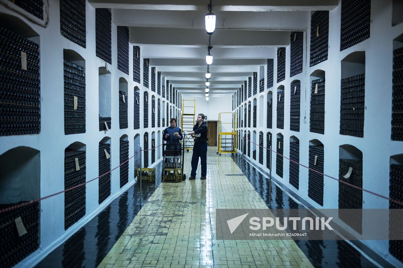The Massandra wine-making factory in the Crimea