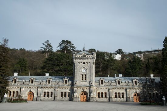 The Massandra wine-making factory in the Crimea