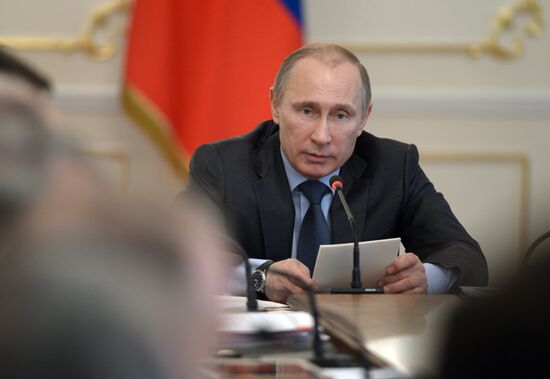 Vladimir Putin conducts meeting of Strategic Initiative Agency's Supervisory Council