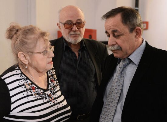 Dress rehearsal of play Tagansky Front