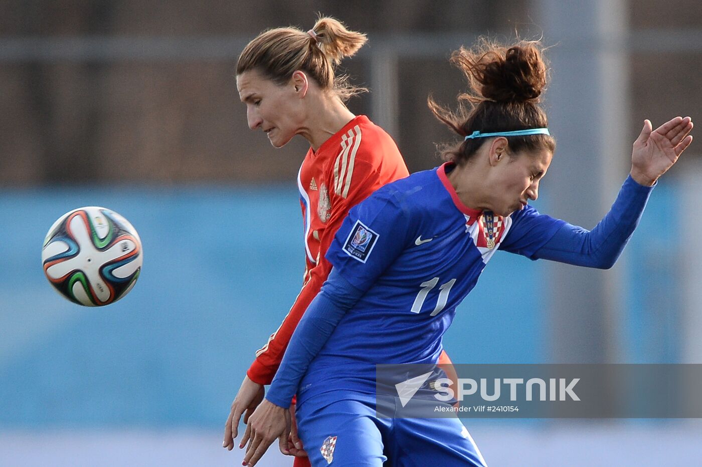 2015 FIFA Women's World Cup qualification. Russia vs. Croatia