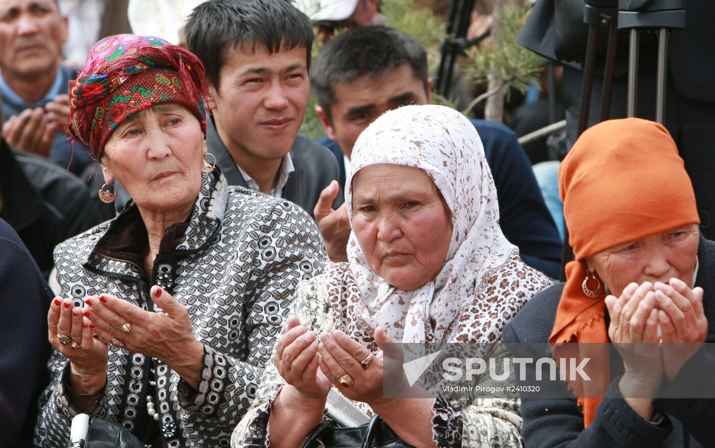 Opposition protests in Bishkek
