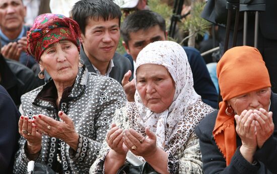 Opposition protests in Bishkek