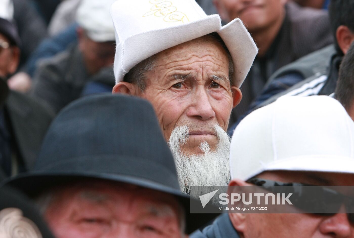 Opposition protests in Bishkek