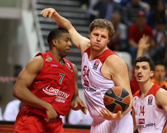 Euroleague Basketball. Lokomotiv Kuban vs. Bayern