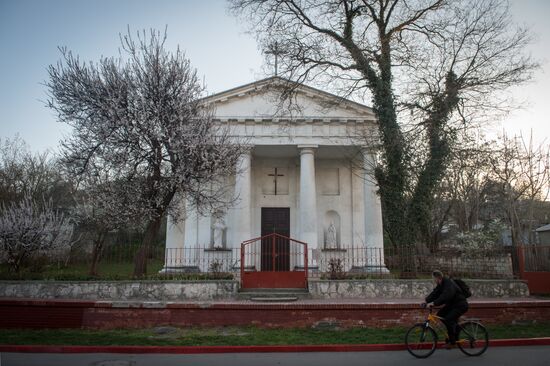 Catholic Assumption Cathedral in Kerch