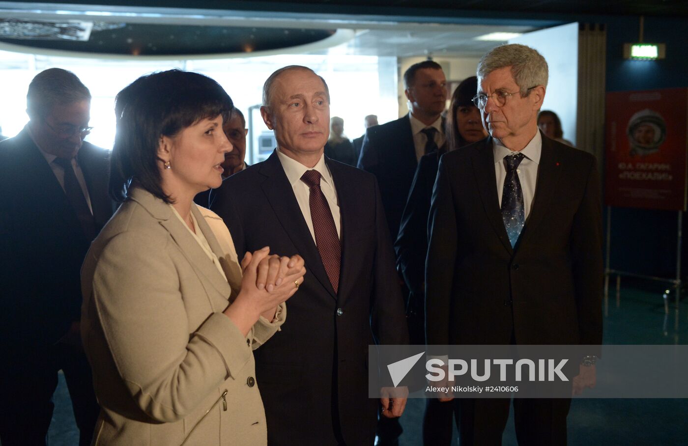 Vladimir Putin visits Memorial Museum of Cosmonautics