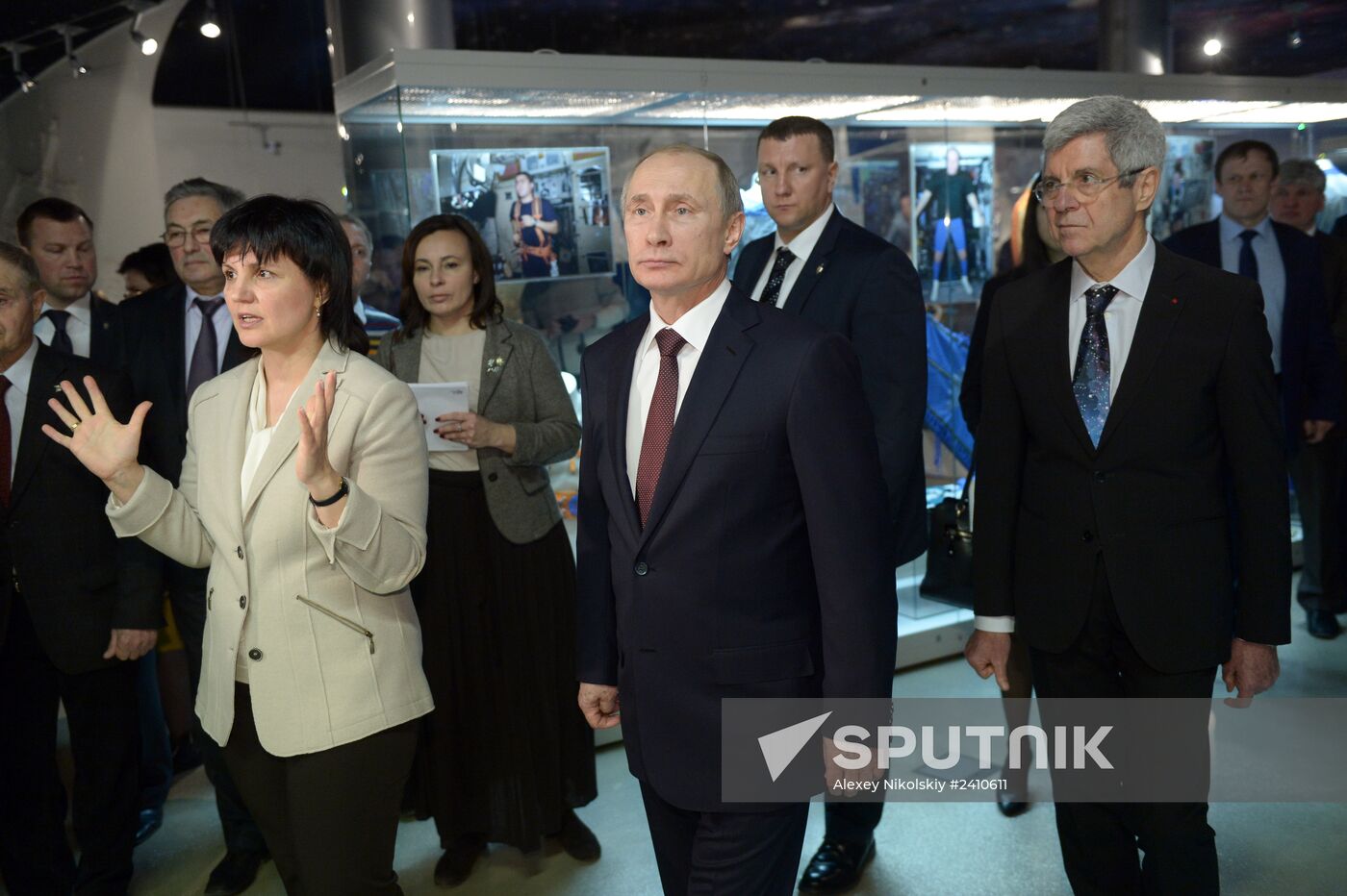 Vladimir Putin visits Memorial Museum of Cosmonautics