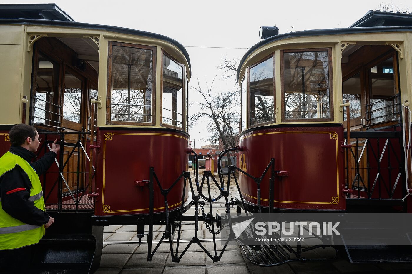 Tram parade on 115th anniversary of Moscow tram
