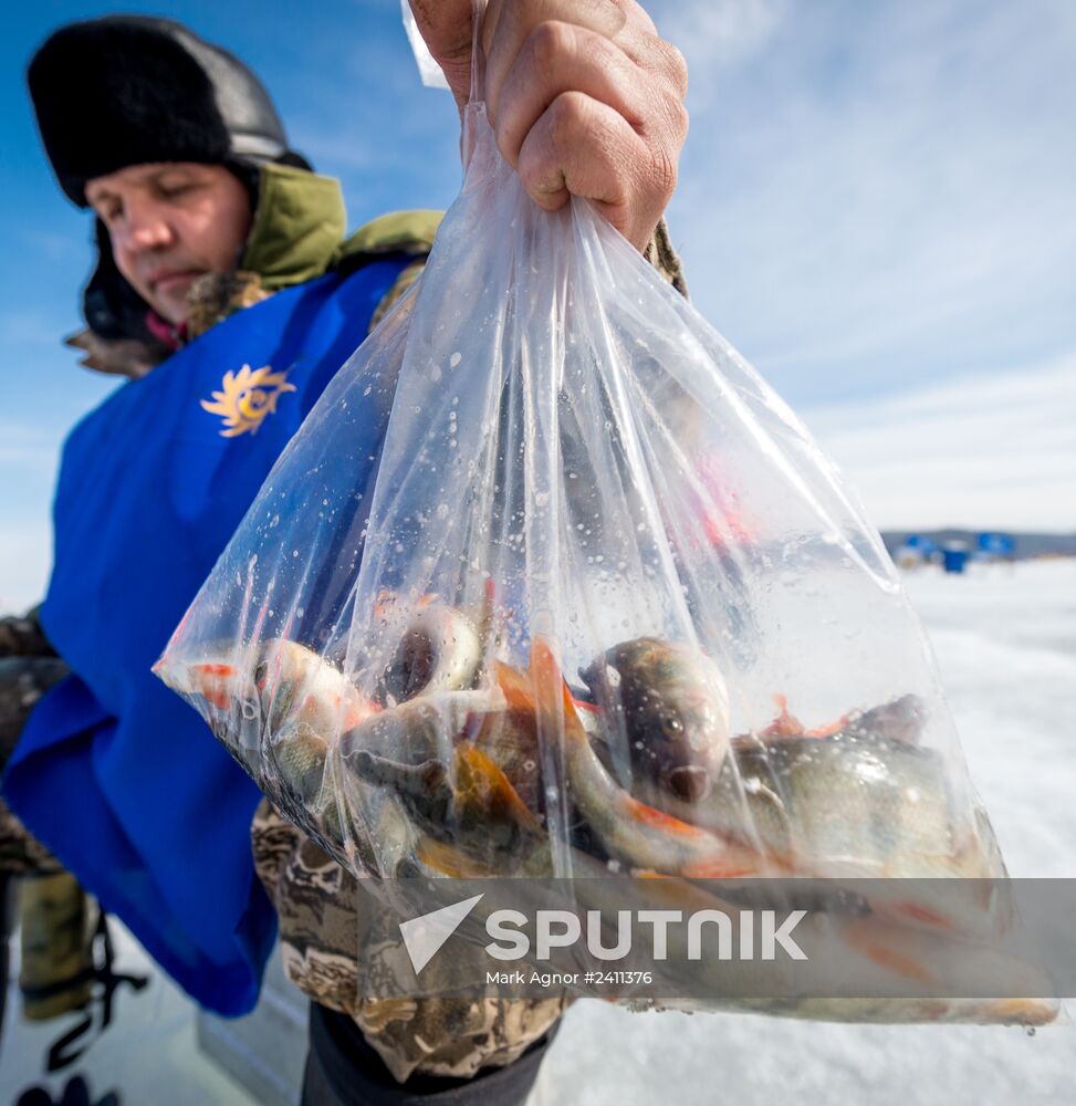 Baikal Fishing Ice Fishing Tournament in Buryatia