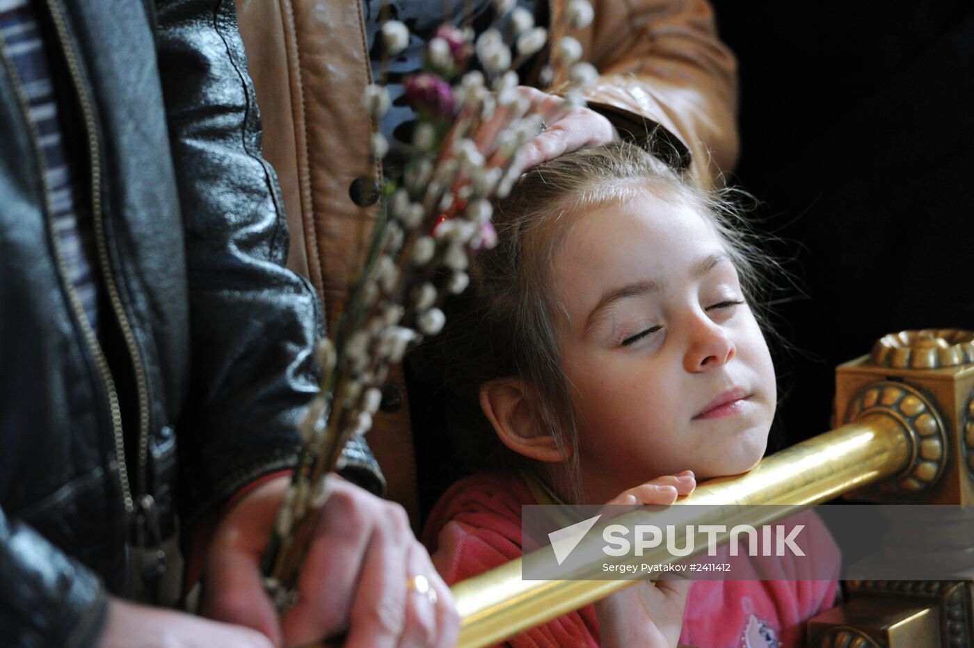 Patriarchal service on eve of Jesus' entry into Jerusalem