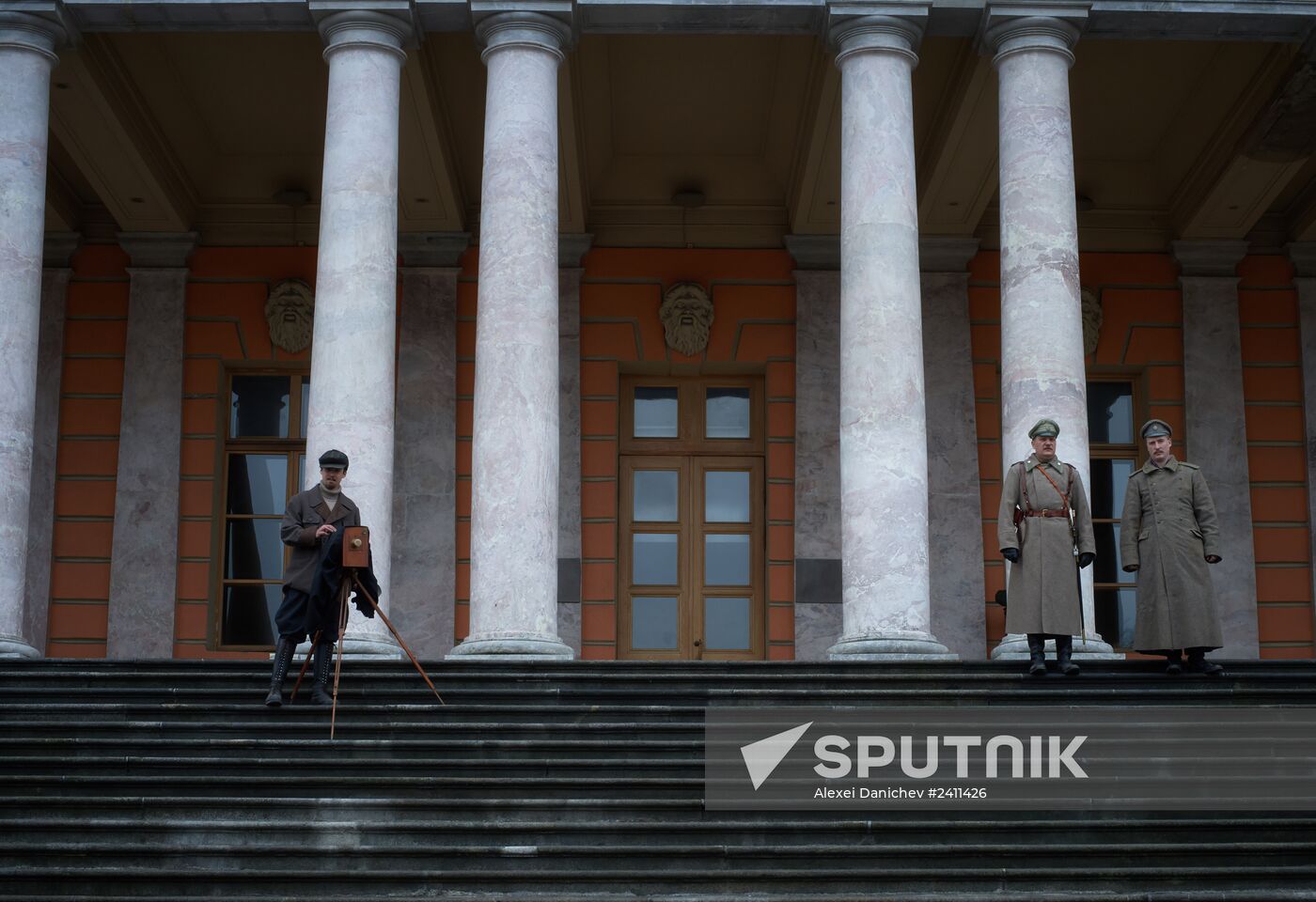 Shooting of Battalion of Death movie in St. Petersburg