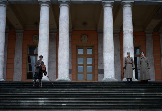 Shooting of Battalion of Death movie in St. Petersburg