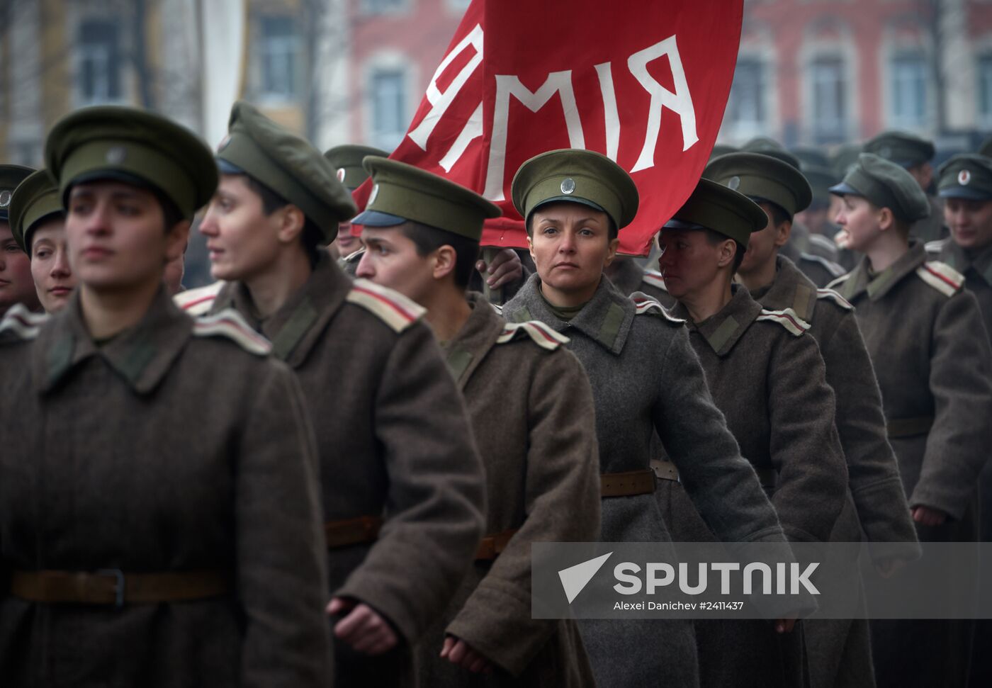 Shooting of Battalion of Death movie in St. Petersburg