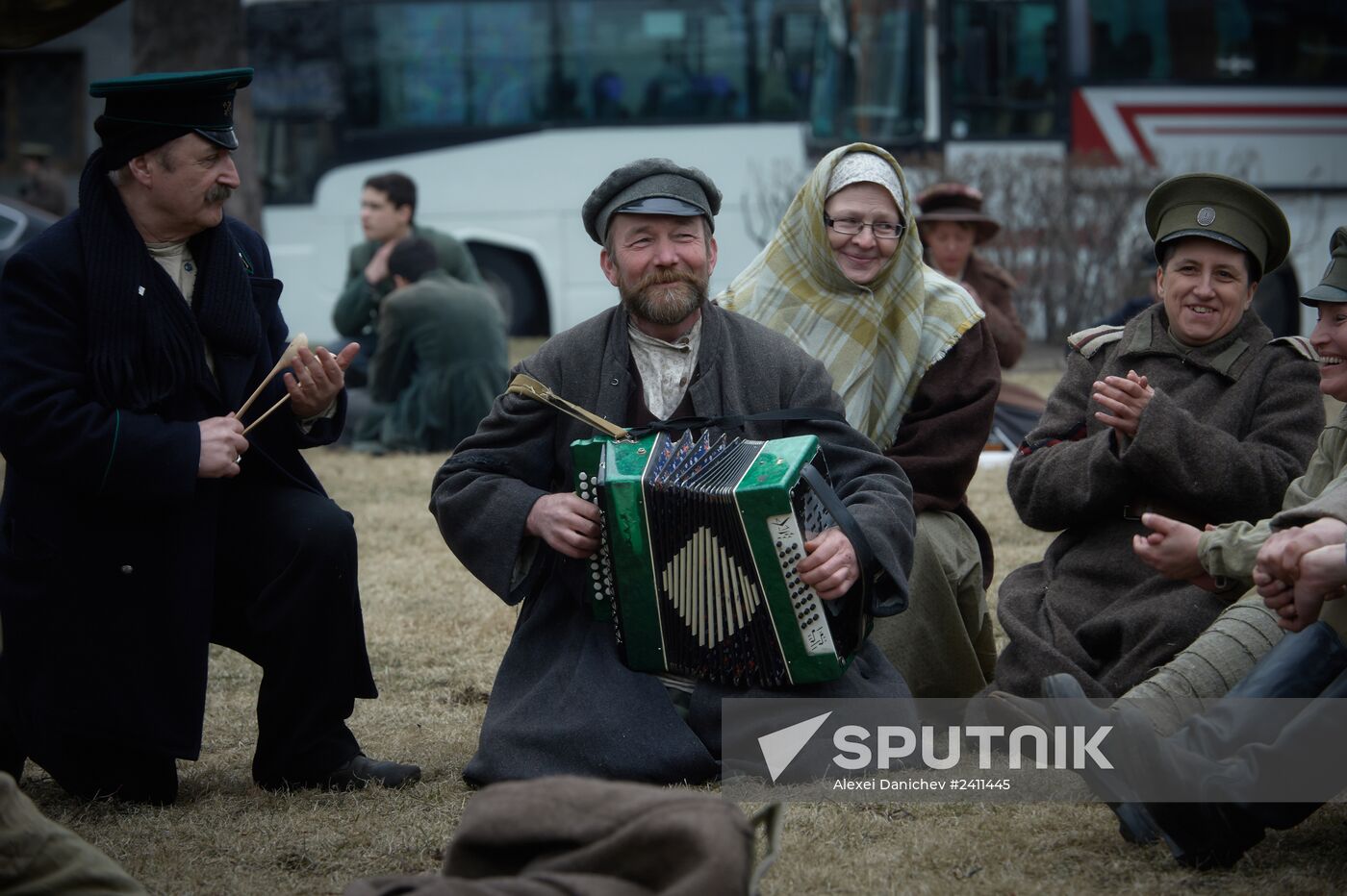 Shooting of Battalion of Death movie in St. Petersburg