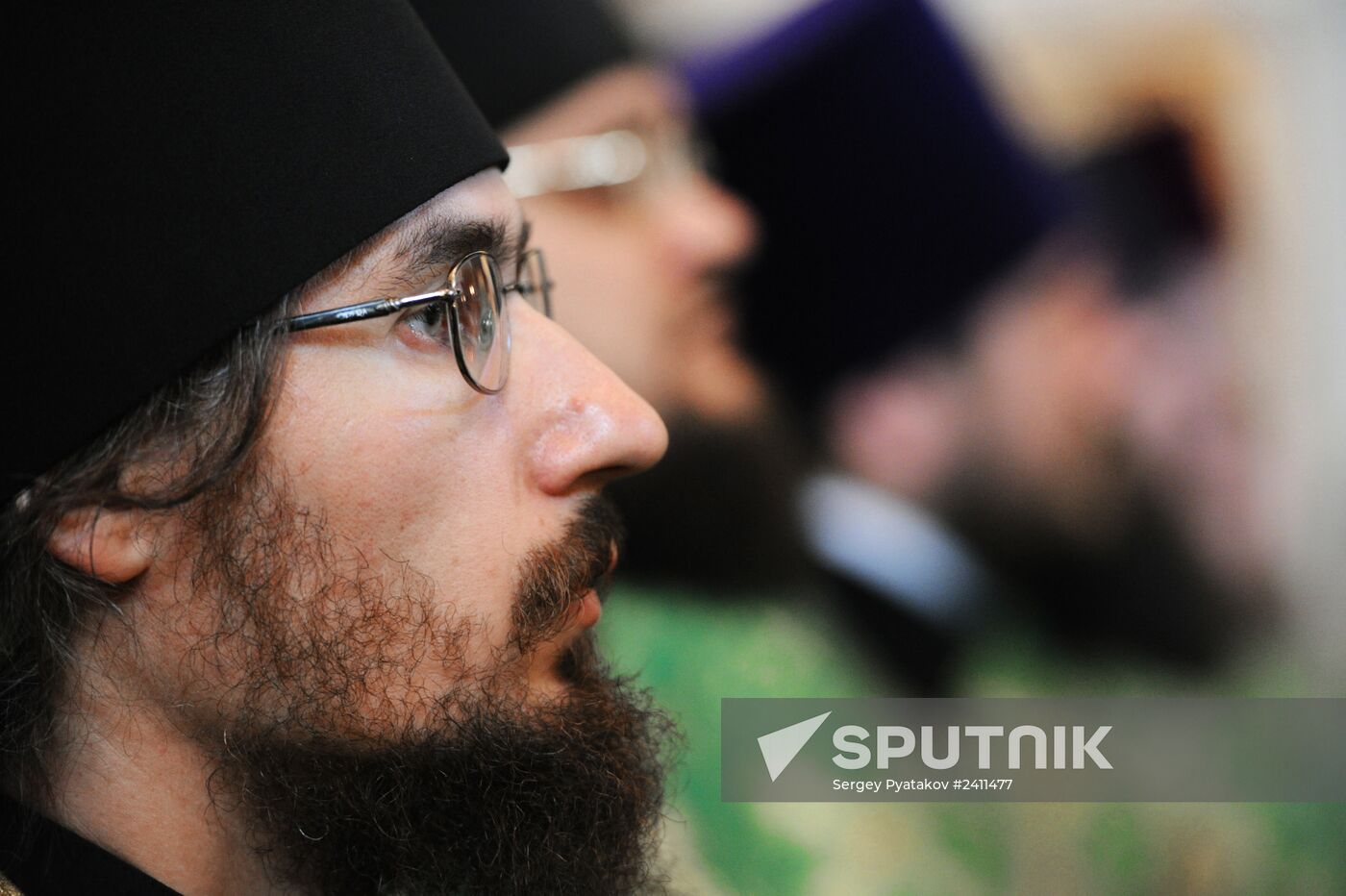 Patriarchal service on eve of Jesus' entry into Jerusalem