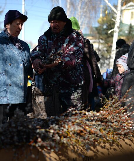 Palm Sunday celebrated in Russian regions