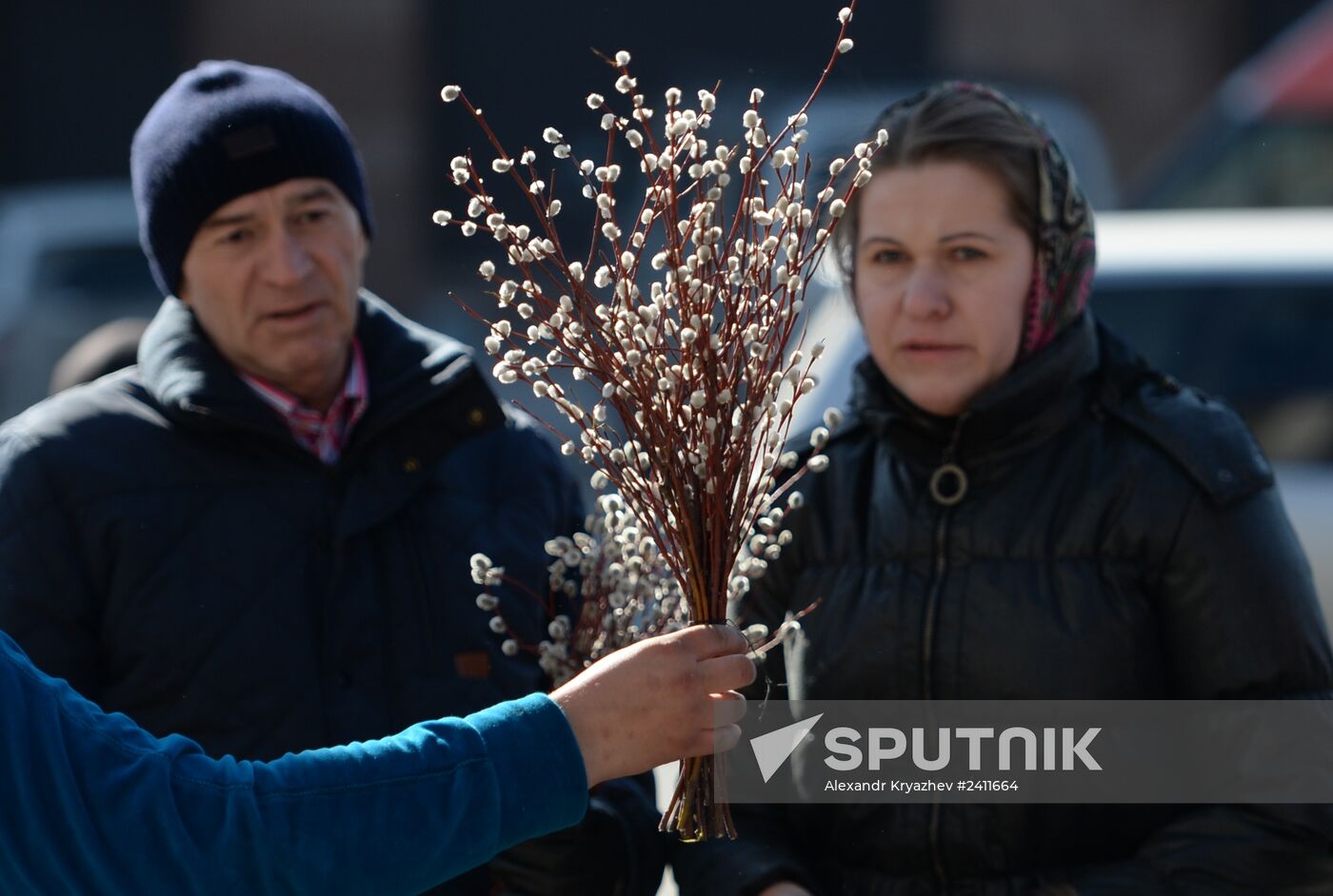 Palm Sunday celebrated in Russian regions