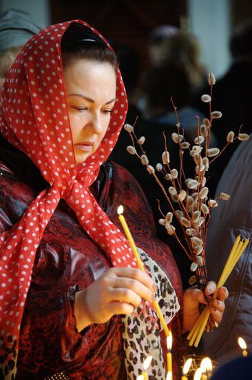 Pussy Willow Sunday celebrated in Russian regions