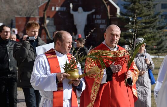 Pussy Willow Sunday celebrated in Russian regions