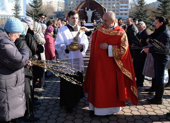 Pussy Willow Sunday celebrated in Russian regions