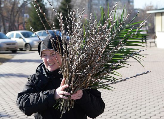 Pussy Willow Sunday celebrated in Russian regions
