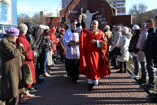 Pussy Willow Sunday celebrated in Russian regions