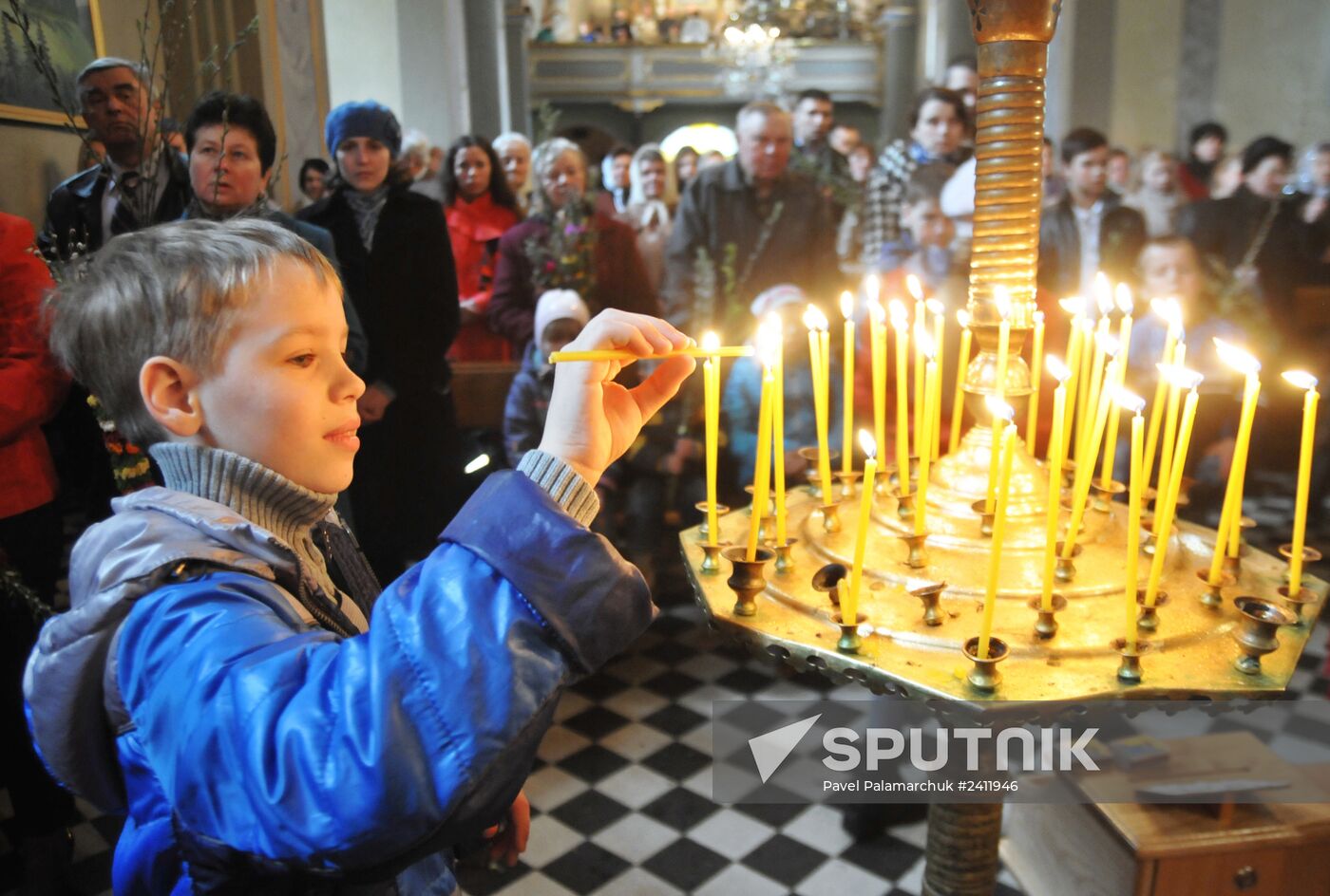 Pussy Willow Sunday celebrated in Lvov region
