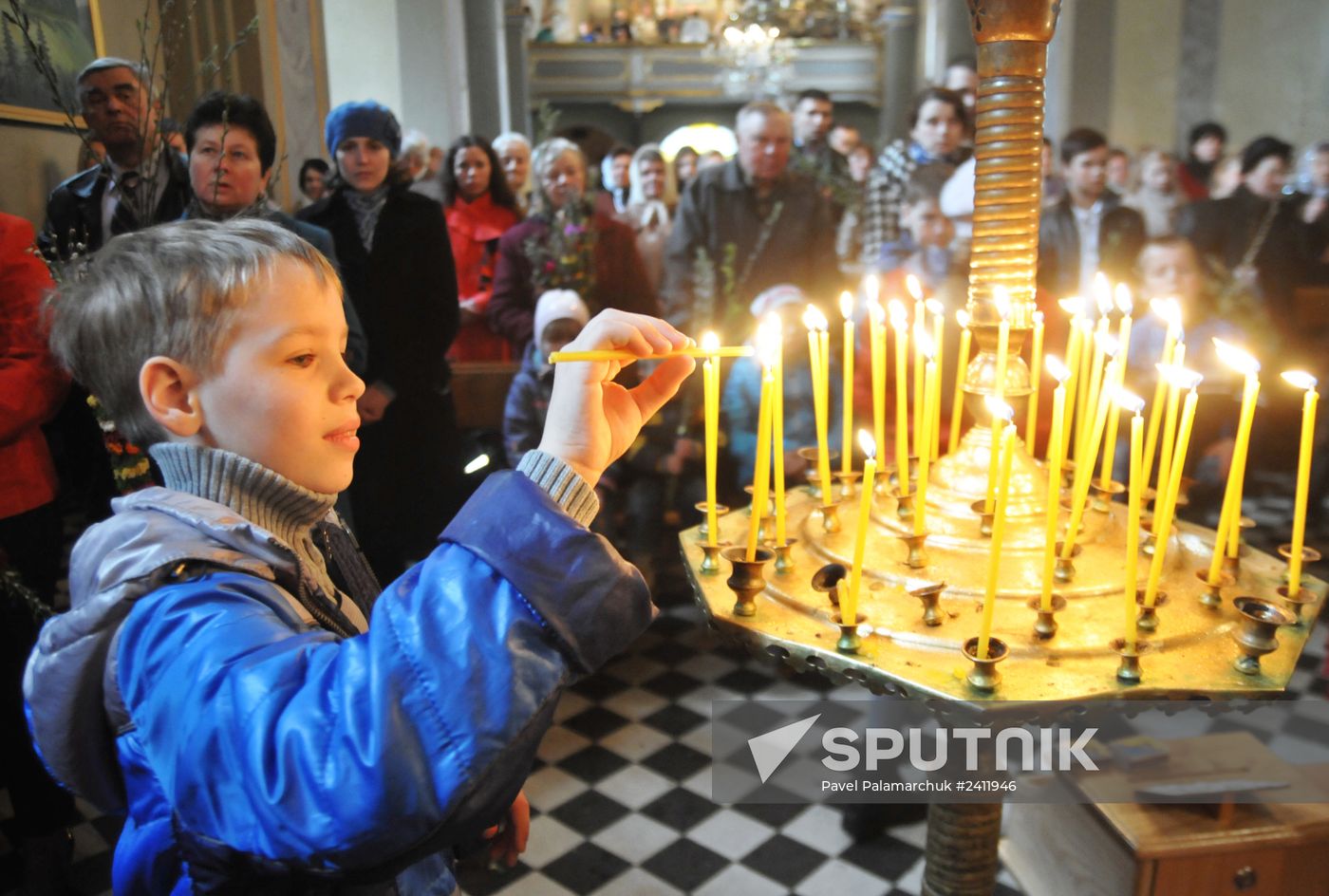 Pussy Willow Sunday celebrated in Lvov region