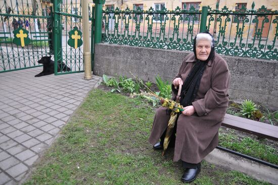 Pussy Willow Sunday celebrated in Lvov region