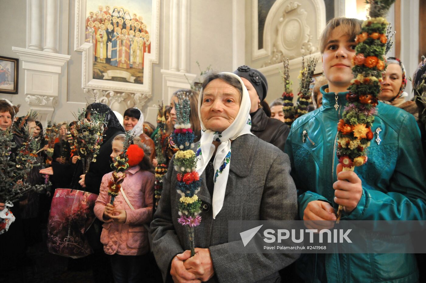 Pussy Willow Sunday celebrated in Lvov region