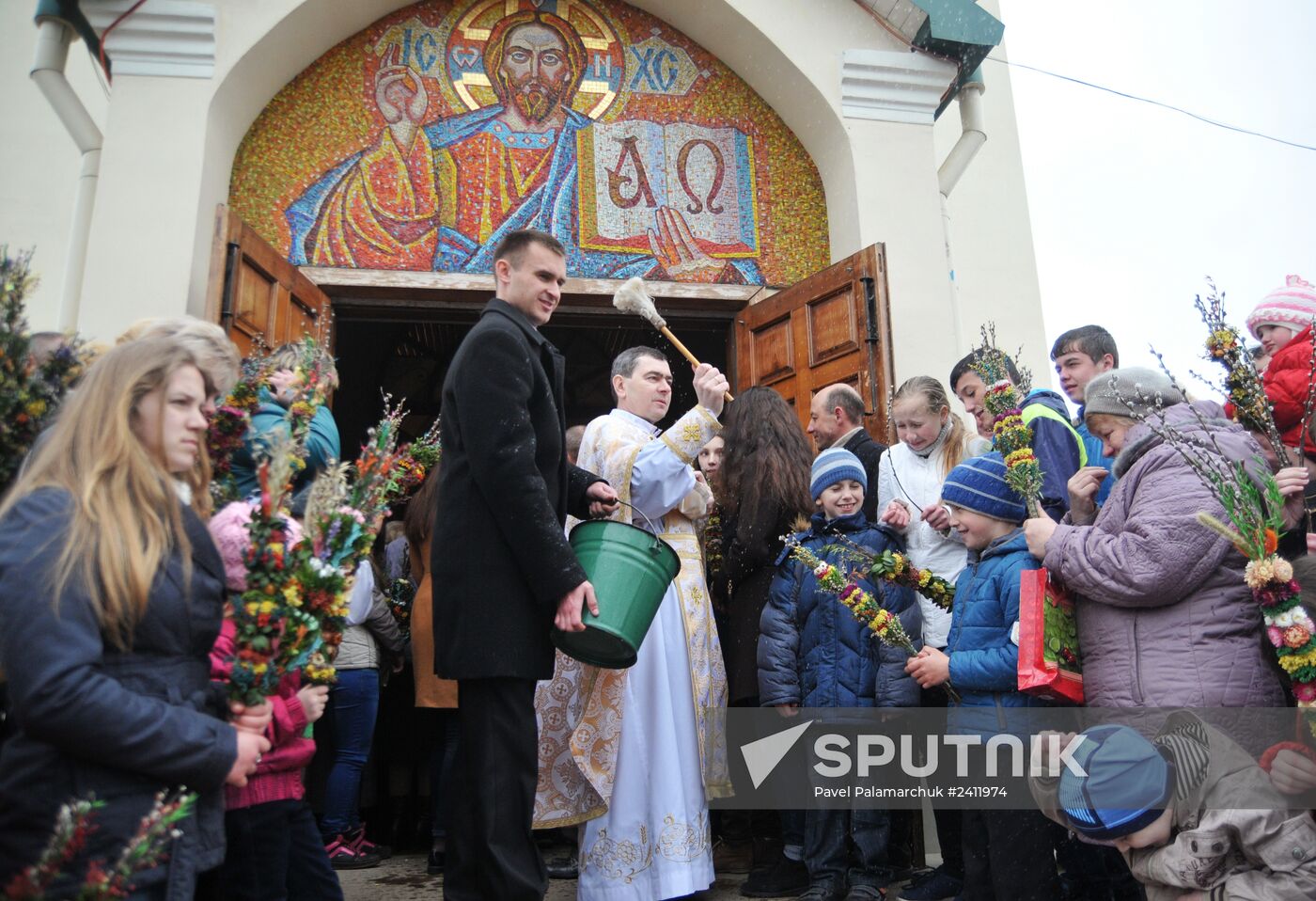 Pussy Willow Sunday celebrated in Lvov region