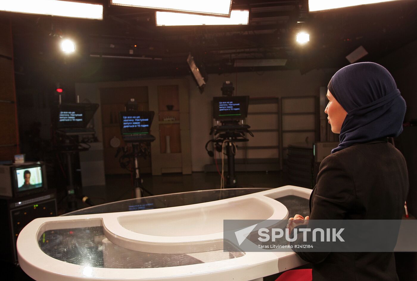 Crimean Tatar TV channel ATR in Simferopol