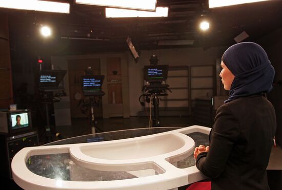 Crimean Tatar TV channel ATR in Simferopol