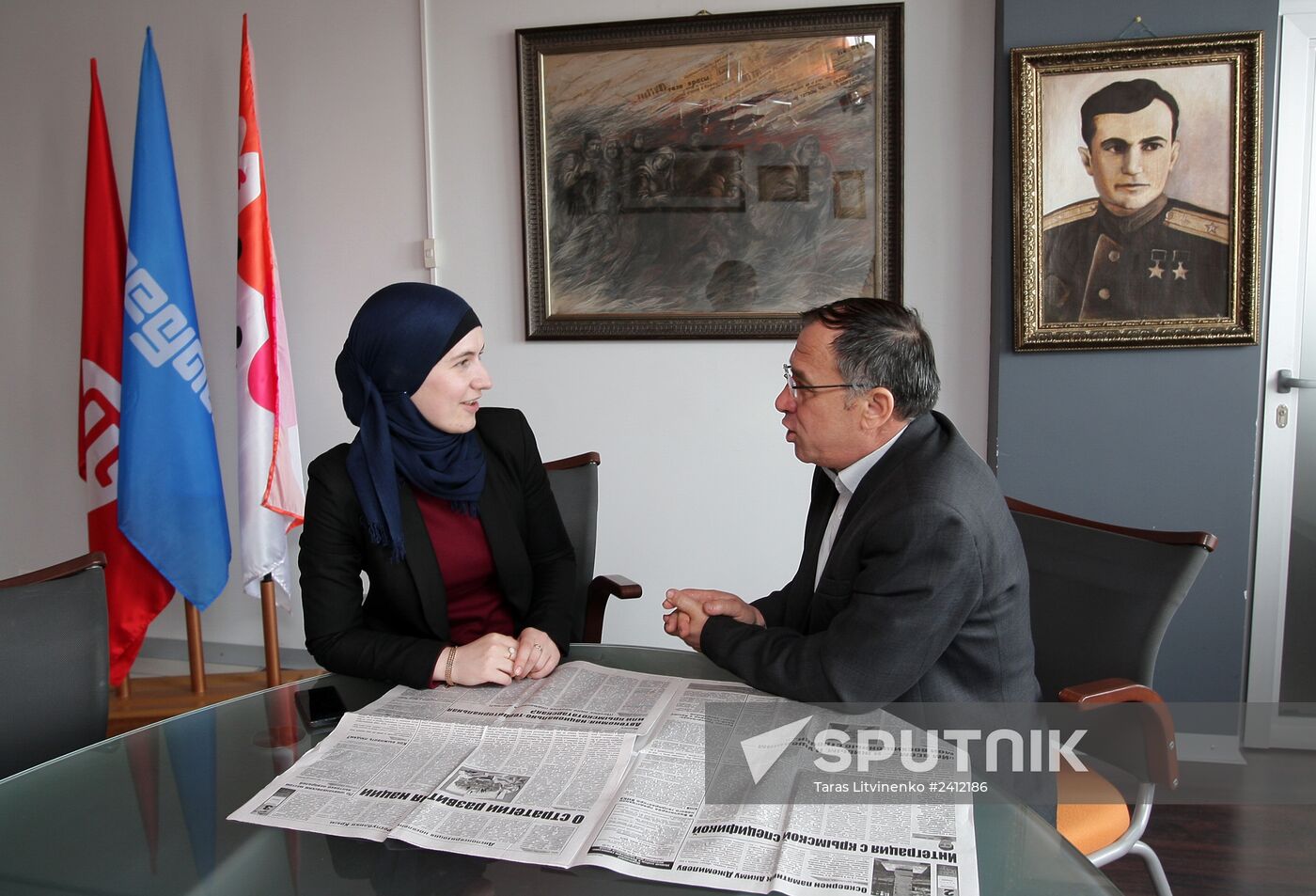 Crimean Tatar TV station ATR in Simferopol