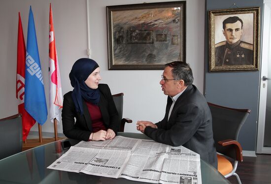 Crimean Tatar TV station ATR in Simferopol